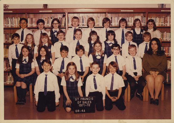 Miss Gaudio's class Grade 4A 1971-72