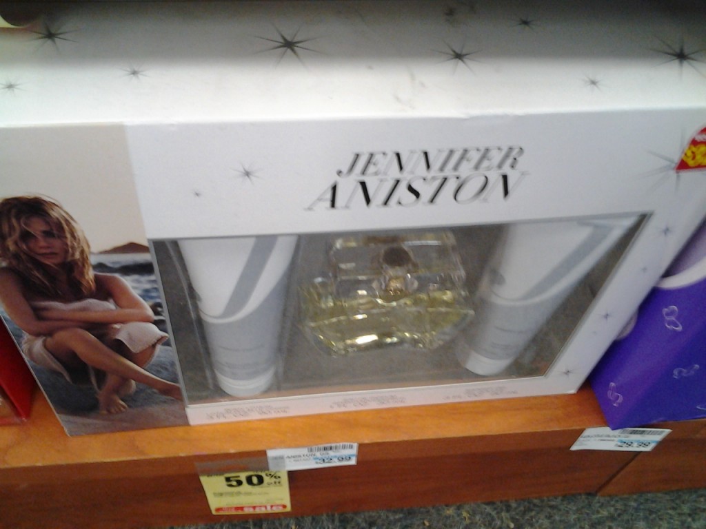 or you can smell like Jennifer Aniston...
